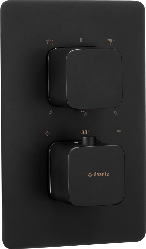 Element zewnętrzny do BOXa termostatycznego nero/czarny BXY NECT