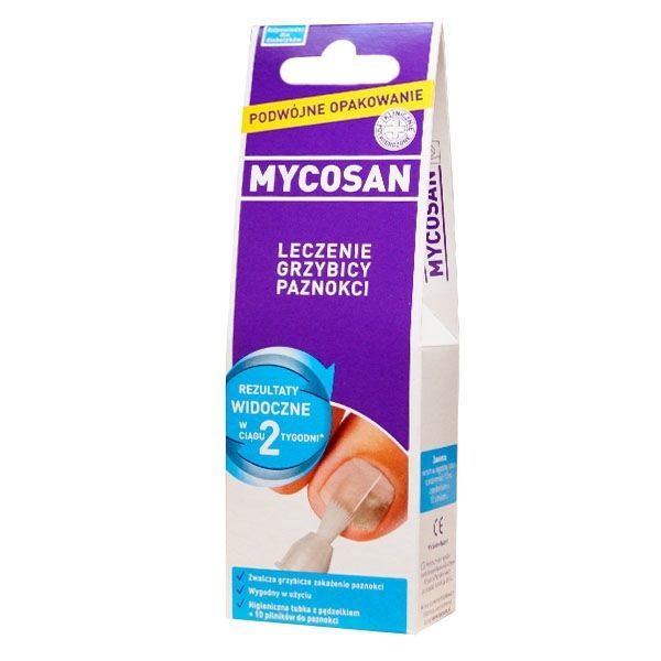 MYCOSAN PREPARAT XXL grzybica paznokci 10X PILNIK