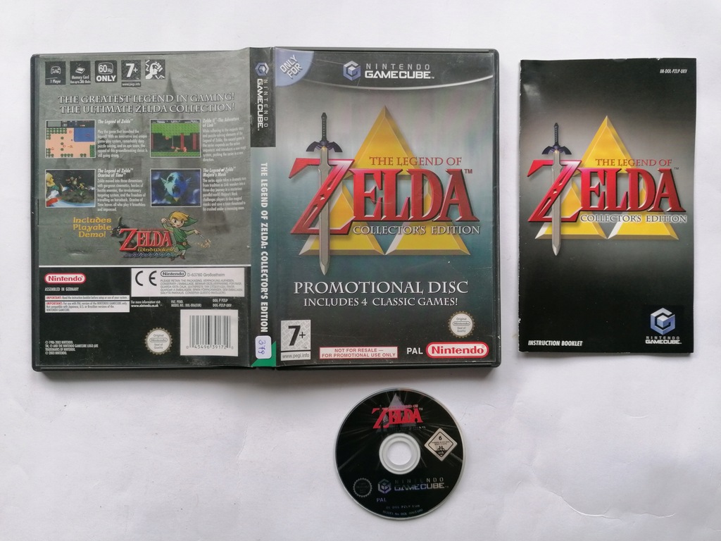 THE LEGEND OF ZELDA COLLECTOR`S EDITION GAMECUBE 9948571905