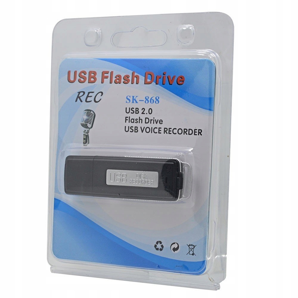Dyktafon ukryty SK-868 pendrive OUTLET