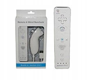 Biały Kontroler Nunchuck Motion Plus Nintendo WiiU