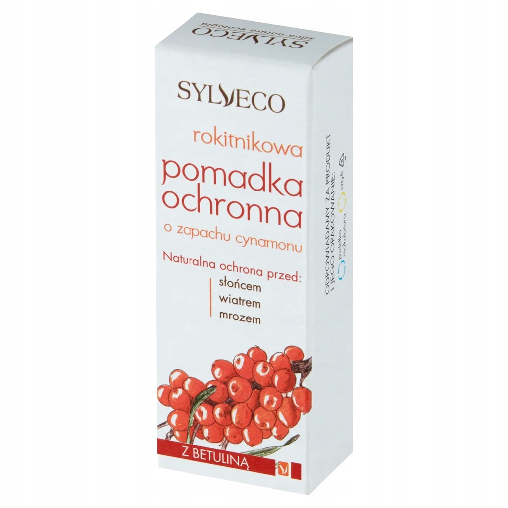 SYLVECO Rokitnikowa Pomadka ochronna z cynamonem, 4,6g