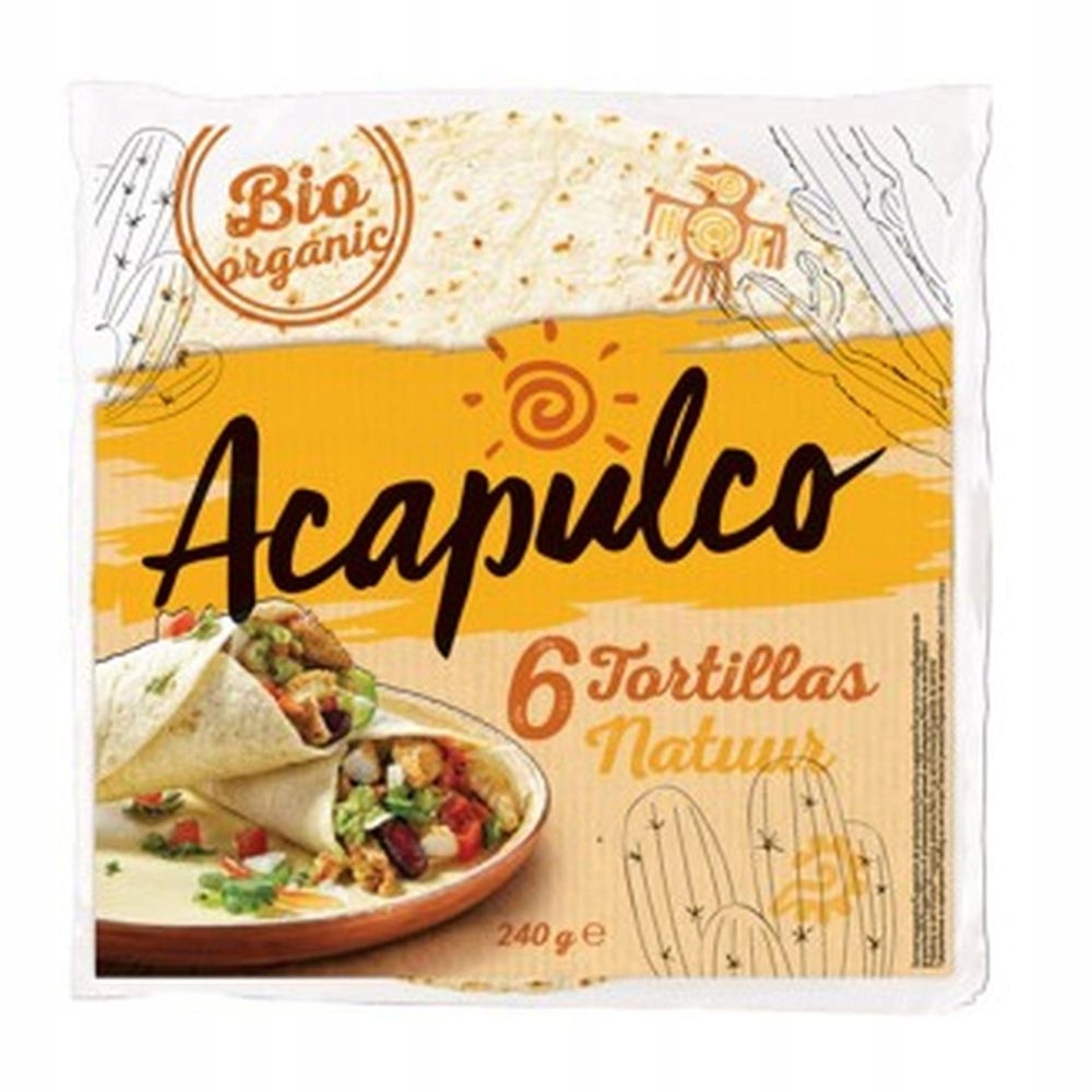 Tortilla Bio 240g (6 sztuk) Acapulco