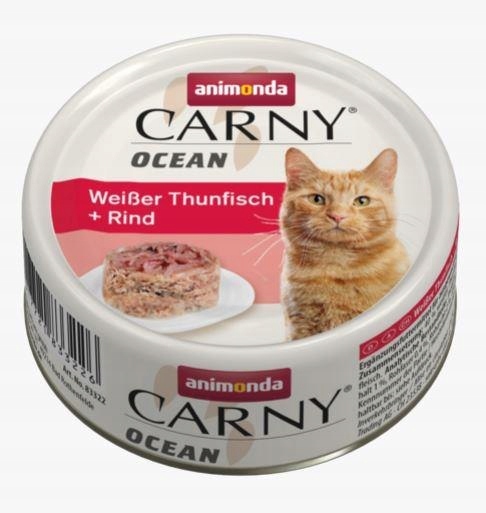ANIMONDA Carny Ocean smak: biały tuńczyk z wołowin