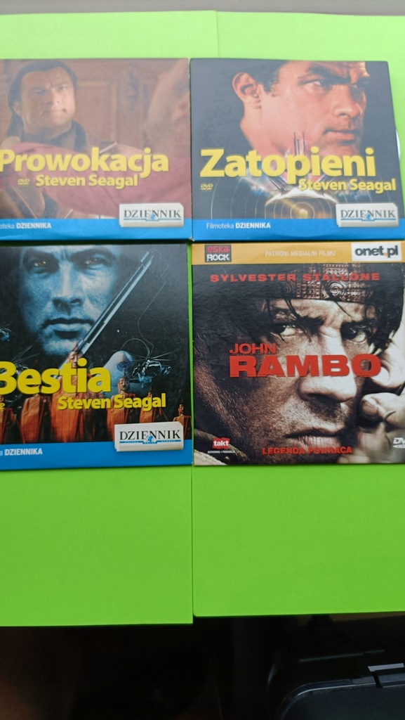 Filmy DVD "John Rambo" i inne 10 szt