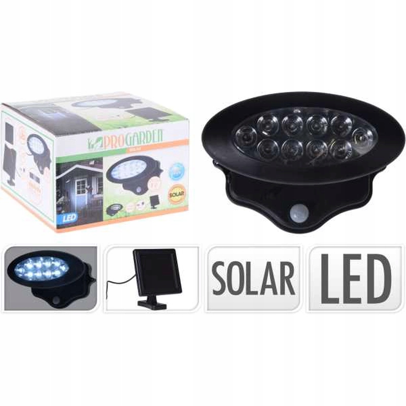 Lampa solarna z czujnikiem ruchu 10 LED