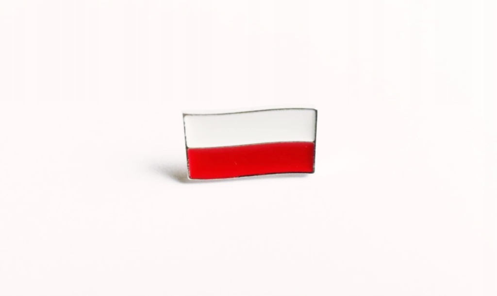 przypinka patriotyczna znaczek flaga Polski