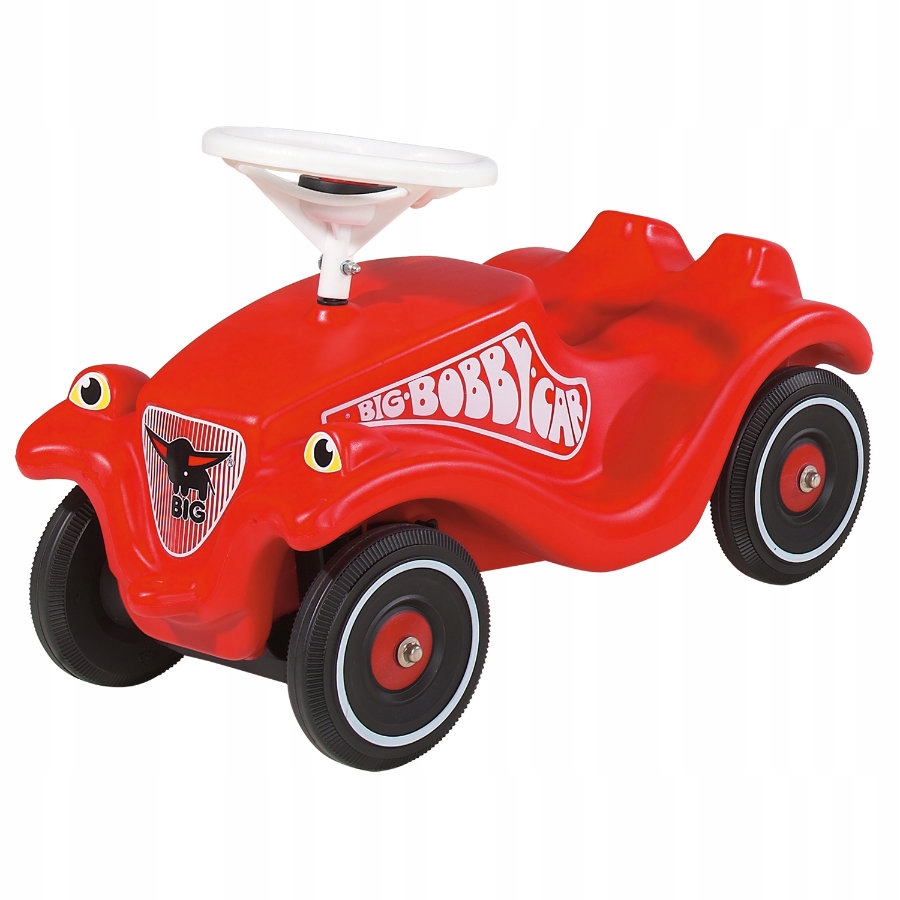 Jeździk BIG Bobby Car Classic czerwony GRATIS DRĄŻEK DO PCHANIA komplet