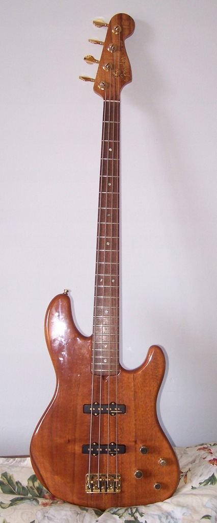 gitara basowa Fender Victor Bailey Jazz Bass Koa 4