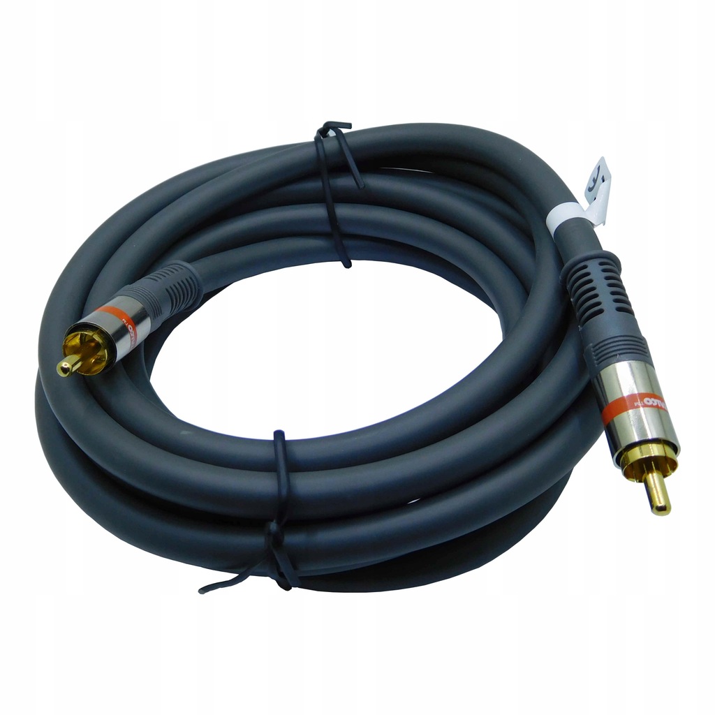 Kabel przyłącze cinch RCA - RCA coaxial 5m Vitalco