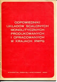 Odpowiedniki ukł.scalonych monolitycznych - TANIO