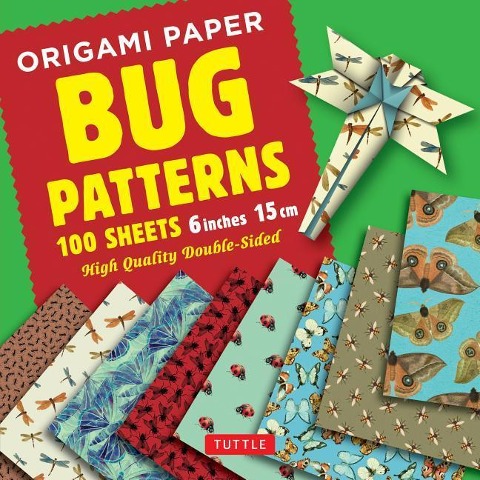 Origami Paper Bug Patterns - 6 inch (15 cm) - 100