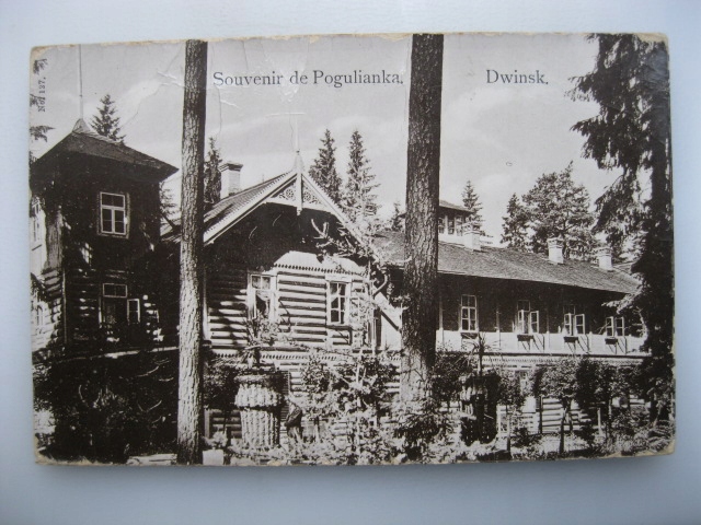 Dźwińsk Dyneburg Łotwa przed 1939 r.