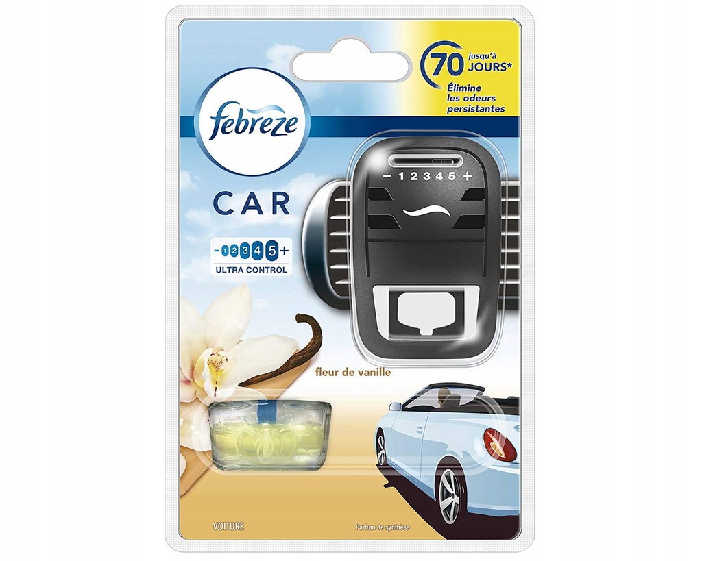 Febreze Ambi Pur Car Wanilia Vanilla Zestaw ES