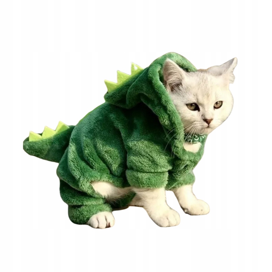 Small Pet Dog Cat Clothes Dinosaur Costumes,L