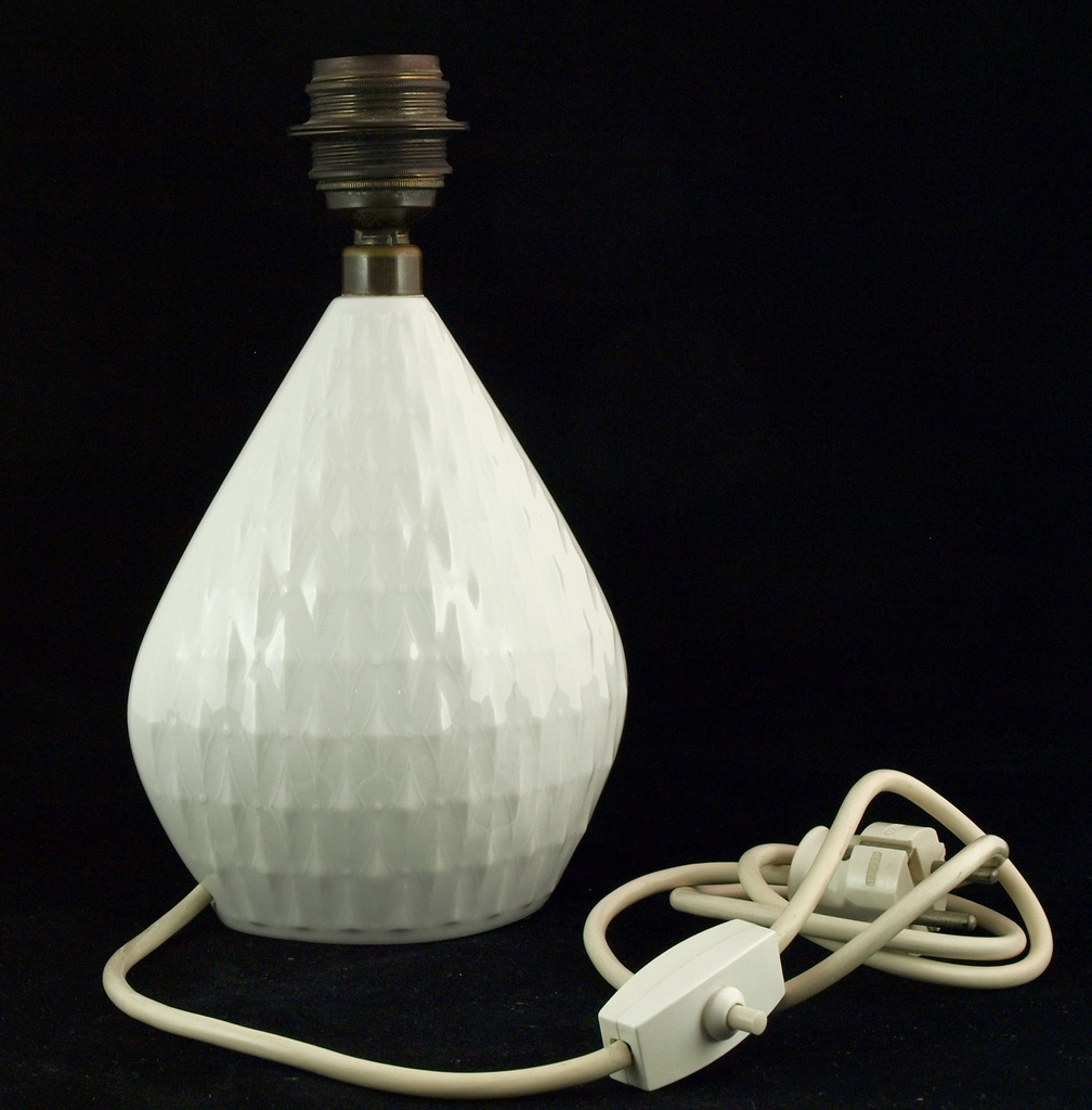 Lampa podstawa porcelana ALKA Kaiser OP ART design