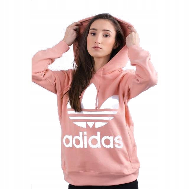Bluza Damska Adidas TREFOIL kaptur ro owa 36 S 8137033756 oficjalne archiwum Allegro