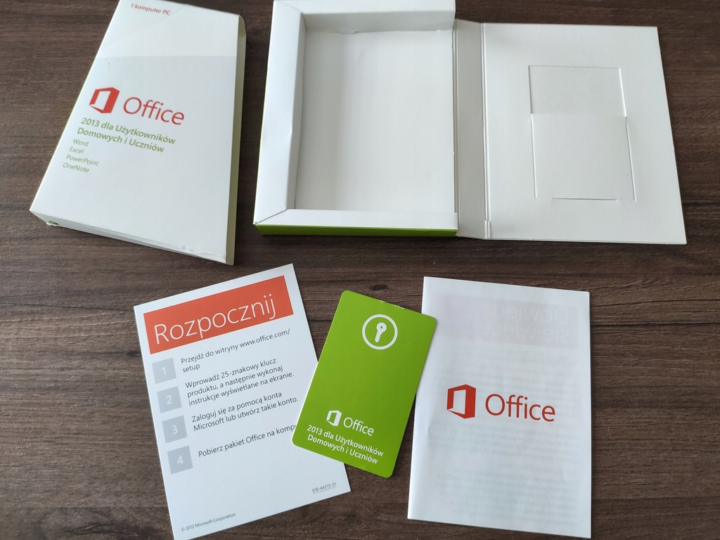 MICROSOFT OFFICE WERSJA PUDEŁKOWA + KOD WERSJA PL