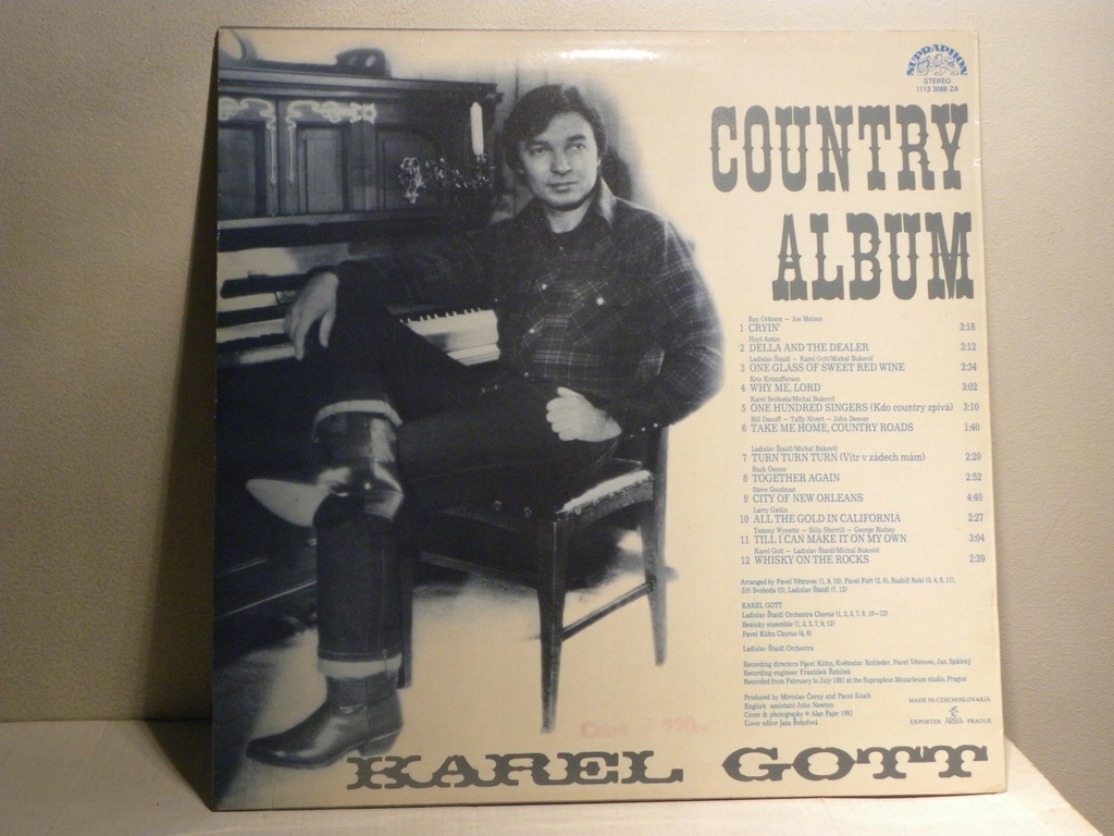 Купить LP KAREL GOTT COUNTRY АЛЬБОМ VG+: отзывы, фото, характеристики в интерне-магазине Aredi.ru