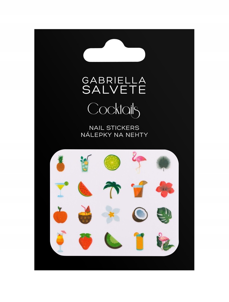 Gabriella Salvete Nail Stickers Cocktails Pielęgnacja paznokci 1 szt (W) (P