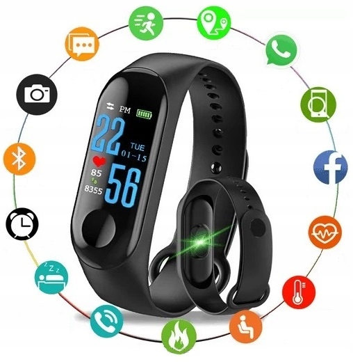 Купить SMARTBAND SmartWatch ЧАСЫ ЧАСЫ ИЗМЕРИТЕЛЬ СЕРДЕЧНОГО РИТМА M3: отзывы, фото, характеристики в интерне-магазине Aredi.ru