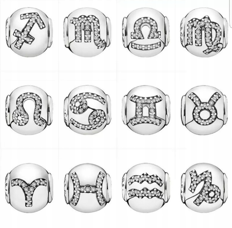Charms do Pandora Essence, 12 znaków zodiaku