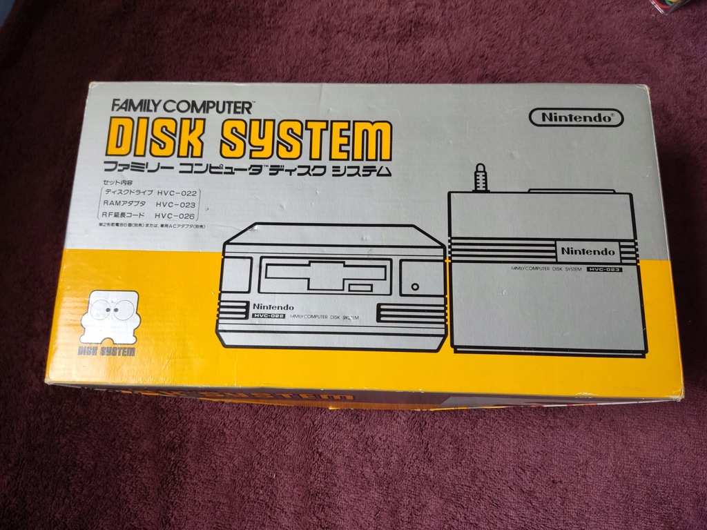 Famicom Disk System+box+Ram Adapter+instrukcja
