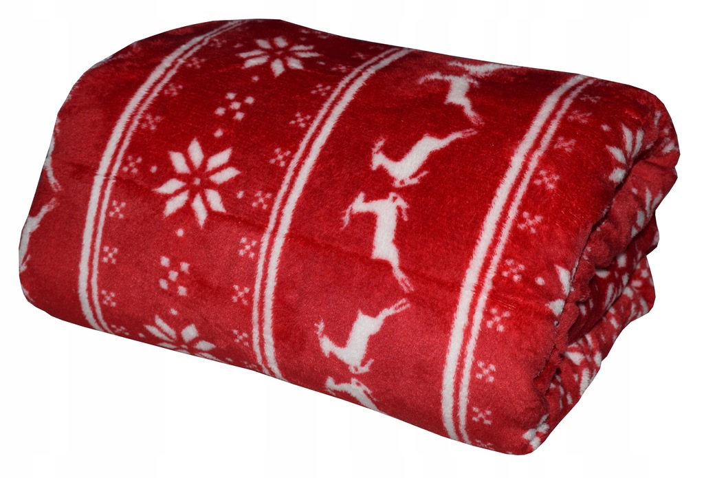KOC ŚWIĄTECZNY 200x220 CZERWONY RENIFERY 250g