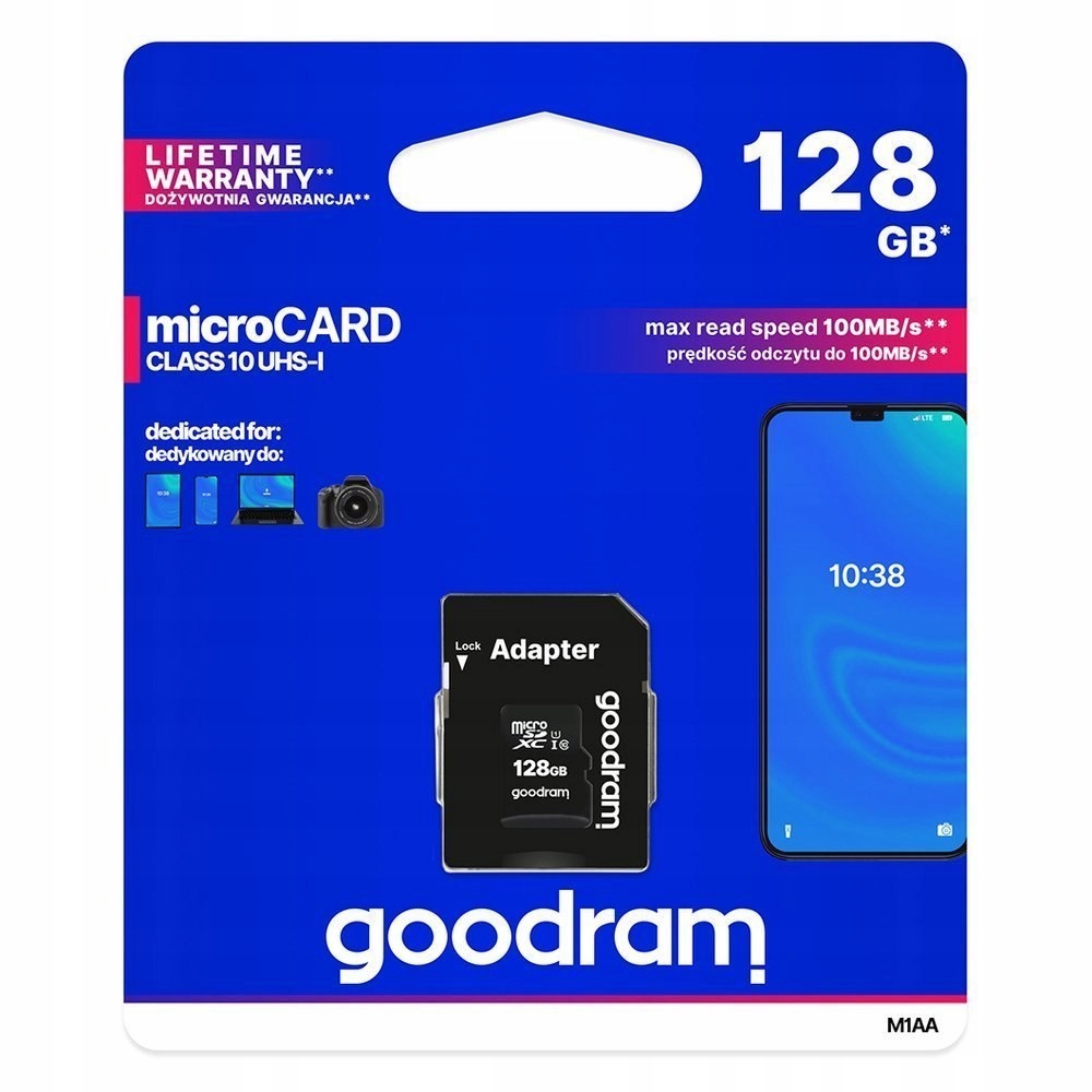 Goodram Microcard 128 GB karta pamięci micro SD XC