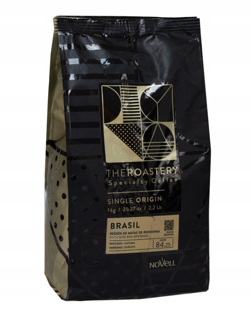 Kawa ziarnista NOVELL THE ROASTERY BRASIL 1kg + GRATIS videobook