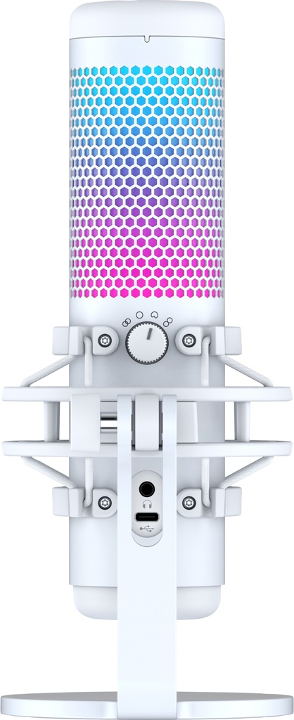 Mikrofon HyperX Quadcast S USB RGB Streaming Koszyk Biały