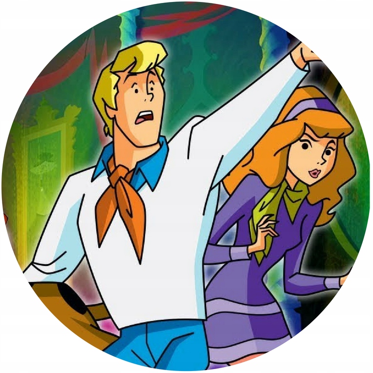 FRED DAPHNE Scooby Doo gruby opłatek + GRATIS