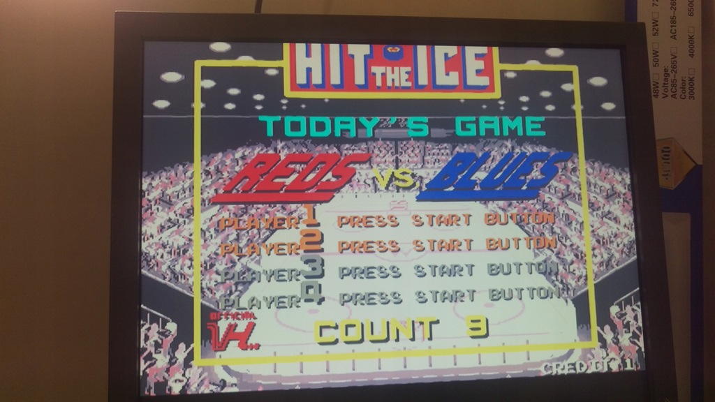 HIT THE ICE Arcade płyta pcb TAITO WILLIAMS