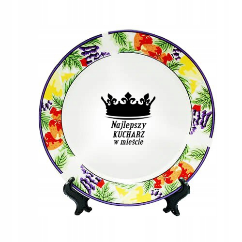 Talerz z nadrukiem TWÓJ WŁASNY NADRUK, prezent 10196162344