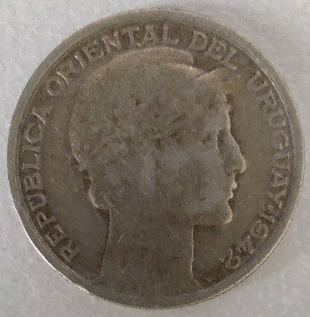 1506 - Urugwaj 20 centésimos, 1942 ag