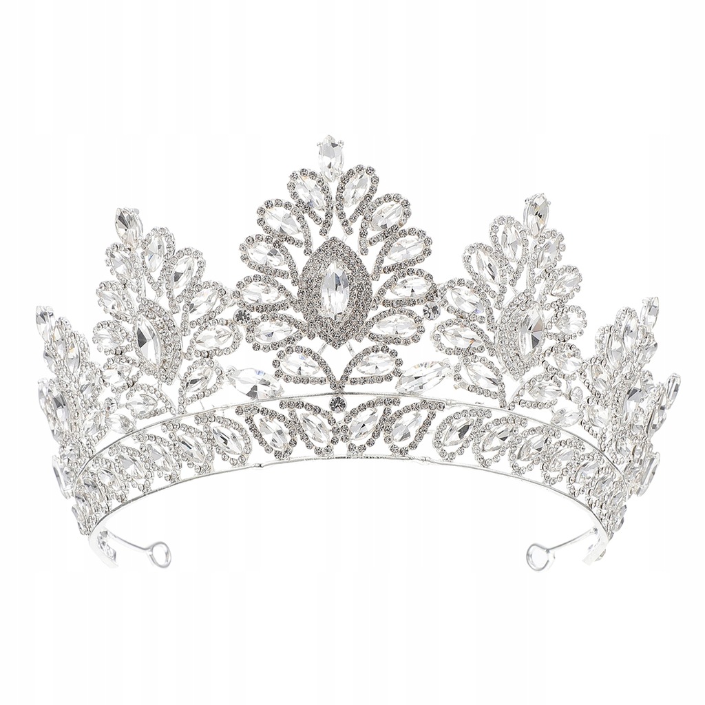 Bridal Crown Wedding Ornament Proste Rhinestone