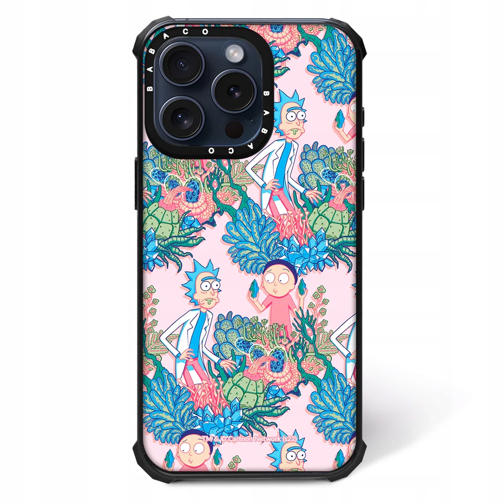 Etui do Apple IPHONE 14 PRO MAX Rick i Morty 021 Rick and Morty Magsafe Róż