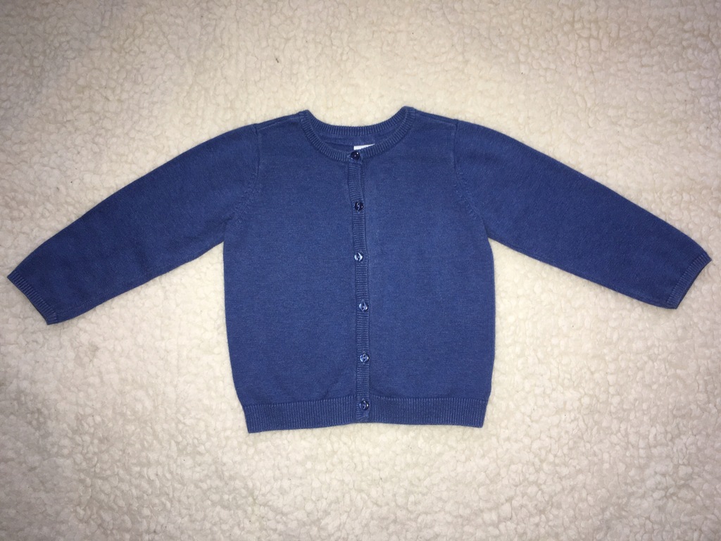 Sweterek niebieski H&M r.86