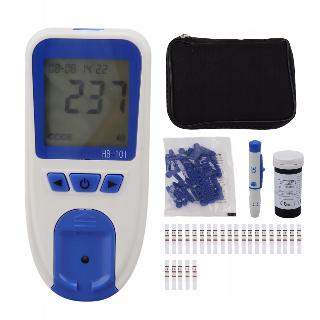 GLUKOMETR DO POMIARU MIERNIK HEMOGLOBINY ZESTAWY