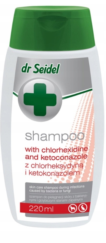 SZAMPON DR SEIDEL CHLORHEKSYDYNA KETOKONAZOL 250ml