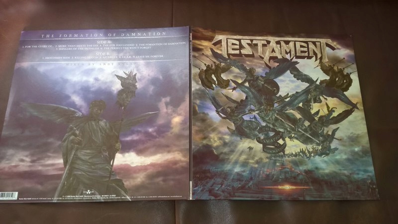 TESTAMENT - The Formation Of Damnation first press LP