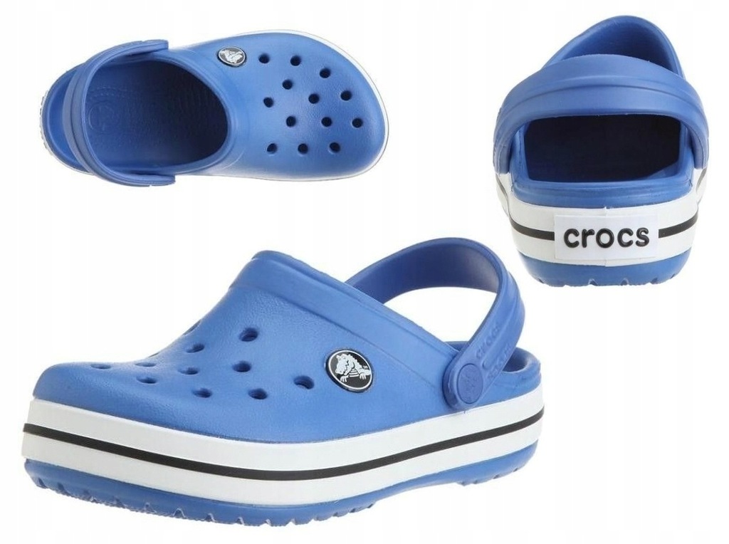 OUTLET Crocs Crocband Niebieskie dla dzieci