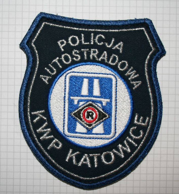 Naszywka Komisariat Policji Autostradowej Gliwice
