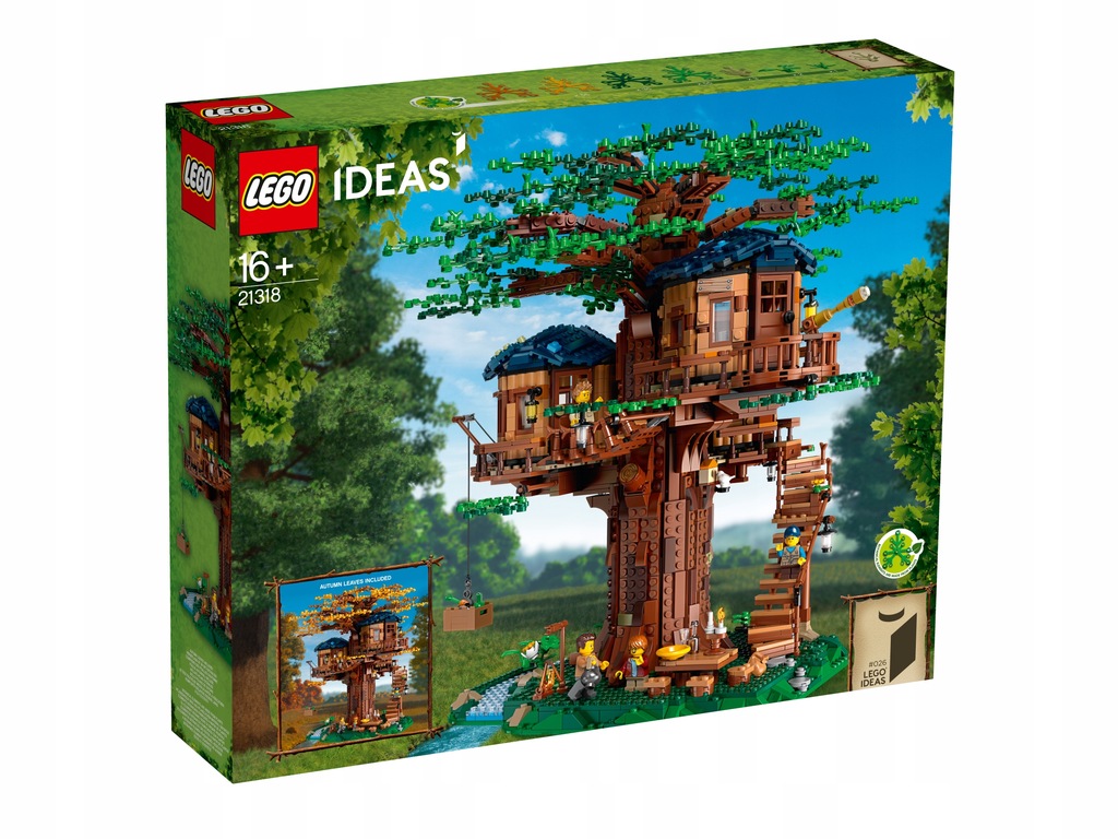 LEGO IDEAS Domek na drzewie Rodzina 21318 Prezent