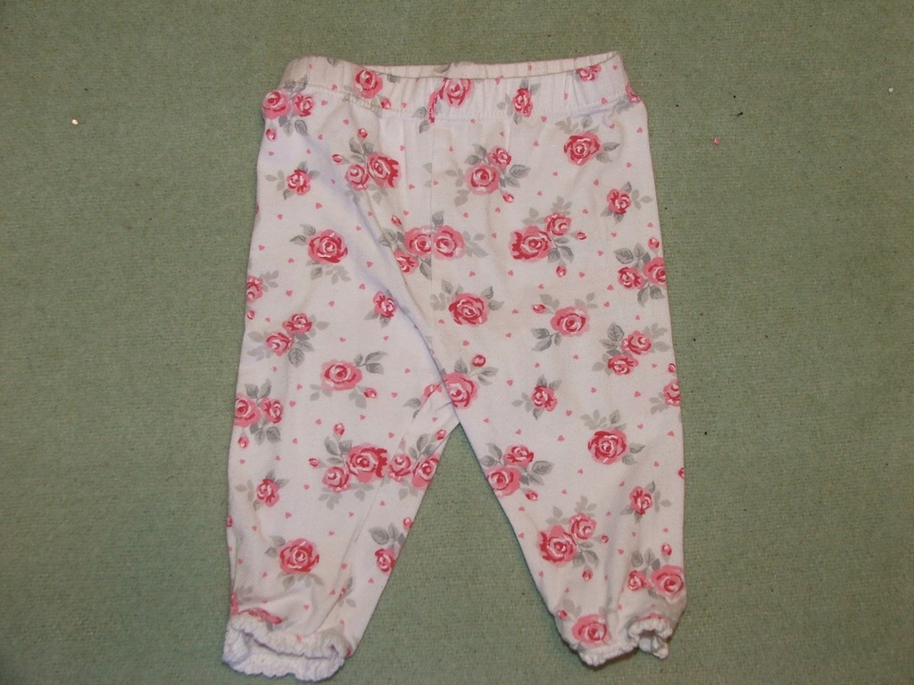 Legginsy w kwiatki 3-6m Disney