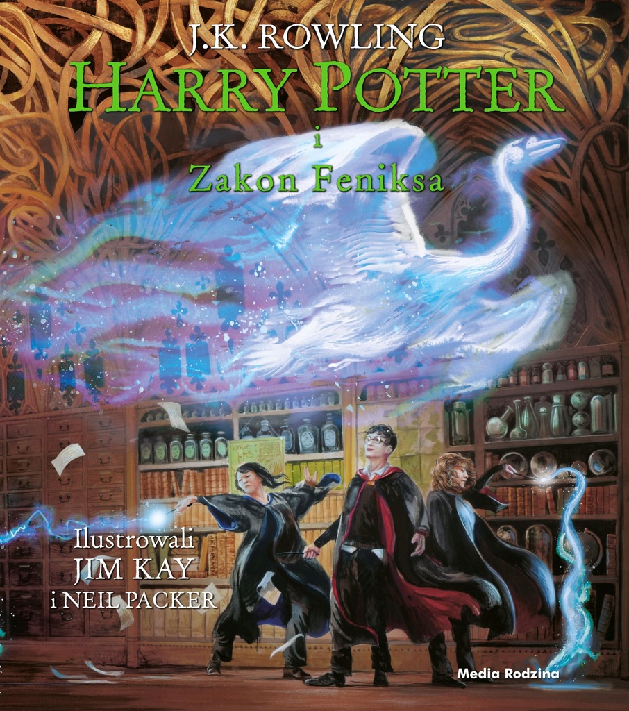 Harry Potter i Zakon Feniksa ilustrowany J.K. Rowling