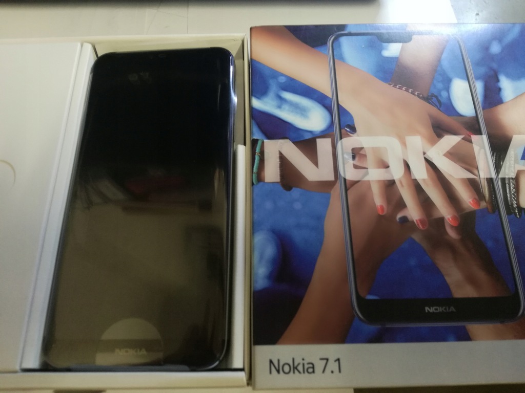 Nokia 7.1 32GB Dual Sim Niebieski DOSTAWA GRATIS!!