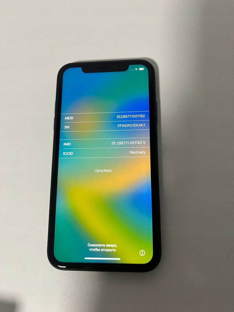 iPhone xr MRY42PM/A zablokowany