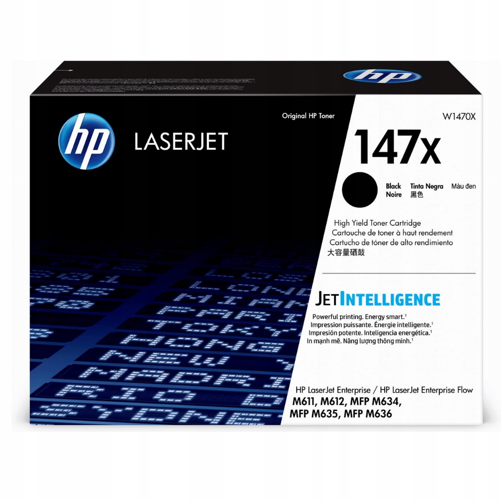 Toner HP 147X do LaserJet Enterprise M611dn | 25 200 str. | black