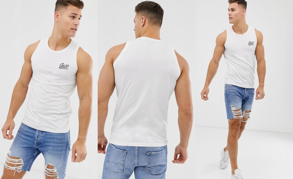 JACK & JONES KOSZULKA BEZ RĘKAWÓW__M_HT__XCZ